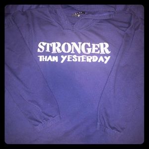 Comfy L Cropped Hoodie